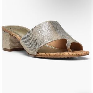 Naia Embossed Slide Sandal Donald Pliner 7.5
